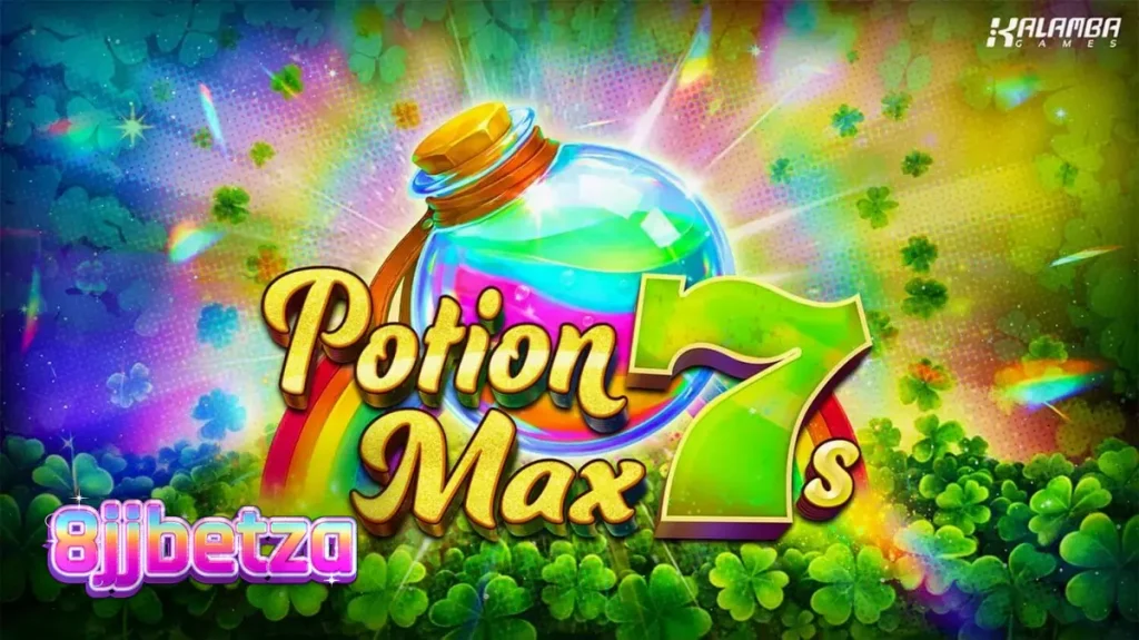 Tampilan visual slot Potion Max 7s dengan tema Irlandia dan simbol klasik